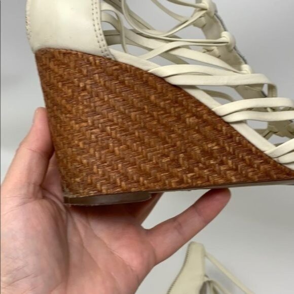 Lauren Ralph Lauren Alexandrea wedge sandals size 9 - Picture 8 of 11